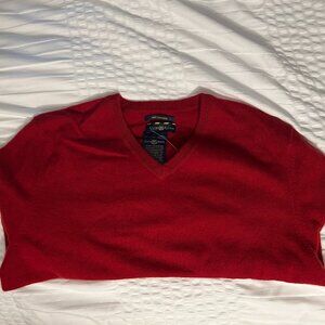 Men's S 100% Cashmere V-neck Sweater by Club Room